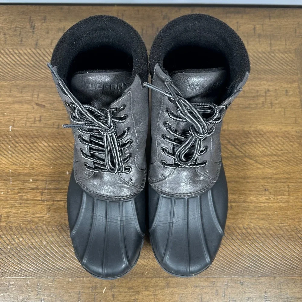 Sperry Boots‎ Mens 8.5 Gray Avenue Duck Boot Thinsulate Waterproof Winter Hiking